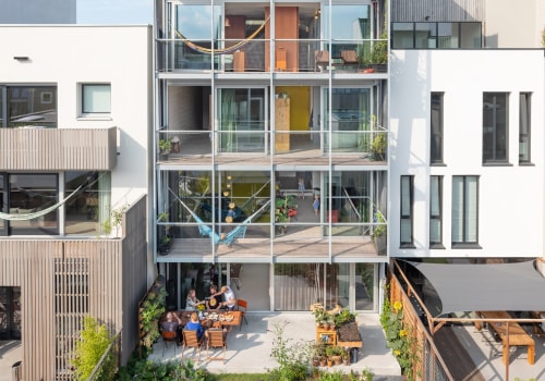 What is the concept of co-living architecture?